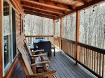 Relax on the Large Wood Deck